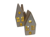 Domek keram LED 17cm